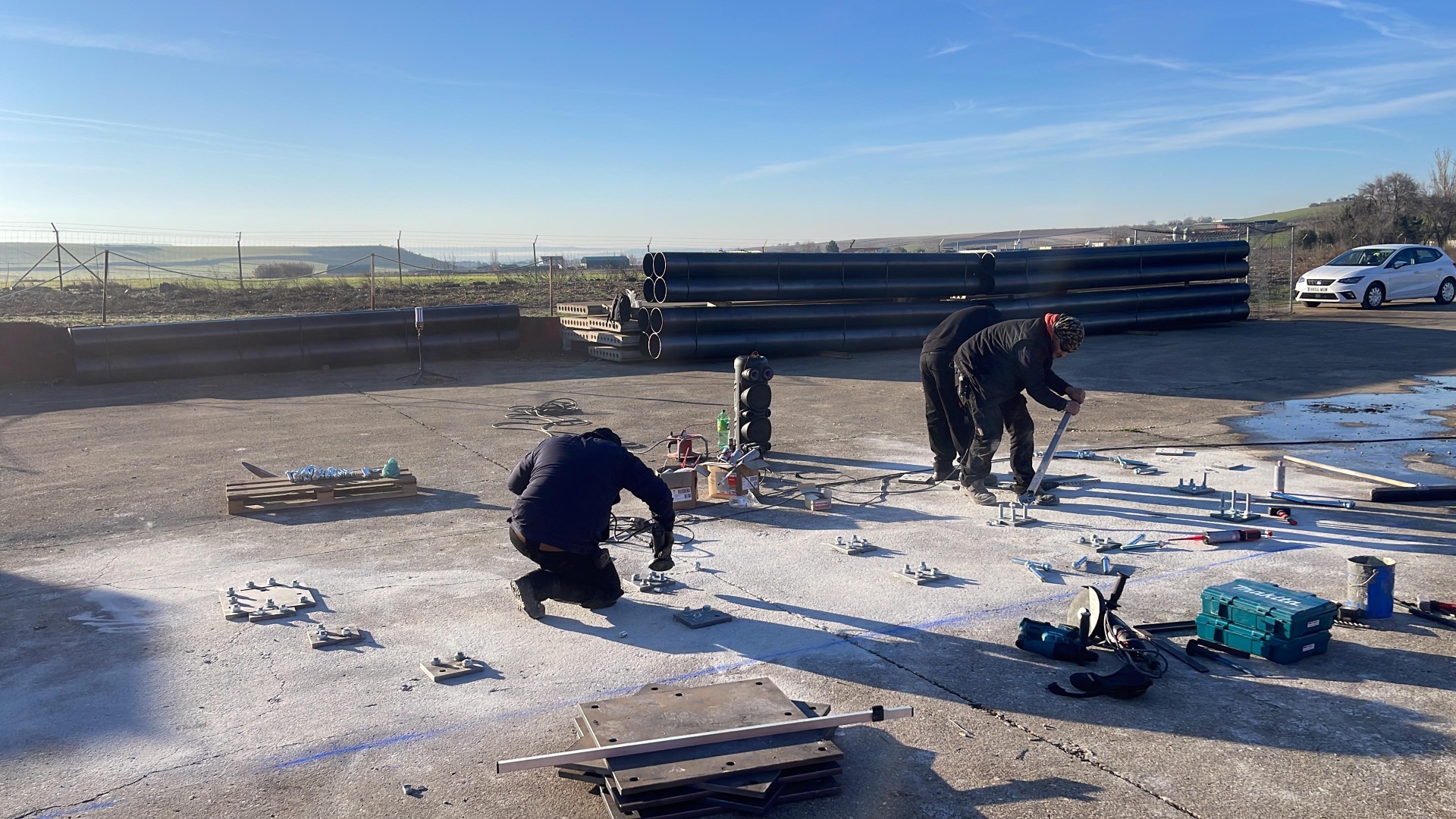 Fabricación estructura esférica